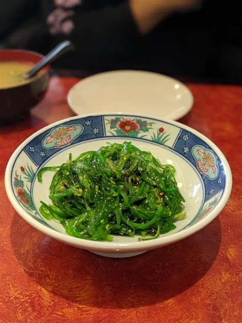 Ensalada De Algas Japonesas Deliciosa Foto De Archivo Imagen De Algas