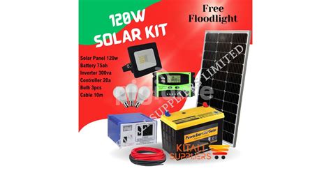 120Watts Solar Fullkit With Powerstart Battery In Nairobi CBD PigiaMe