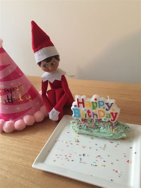 Elf On The Shelf Birthday Birthday Elf Bday Happy Birthday Elf On