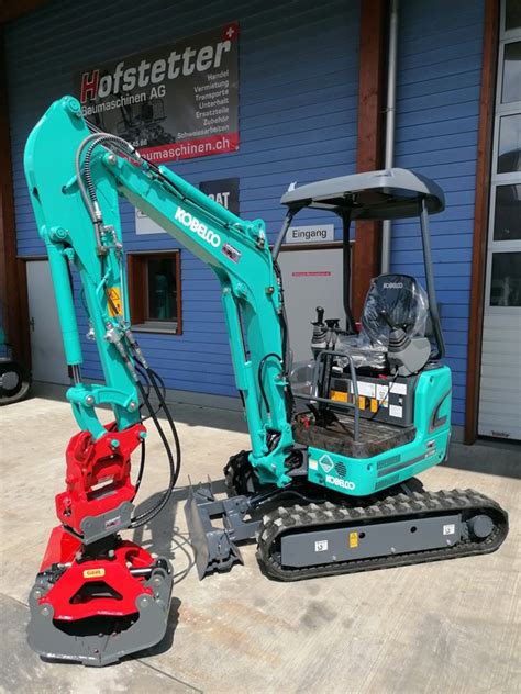 Bagger Kobelco Sk Sr E Mit Universalgreifer Geel