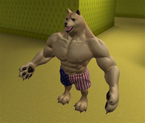 3D model Buff Doge - Game ready Character VR / AR / low-poly | CGTrader