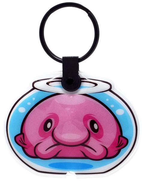 FGTeeV Season 1 Pink Blobfish 2 Keychain Flash Light Loose Bonkers Toy