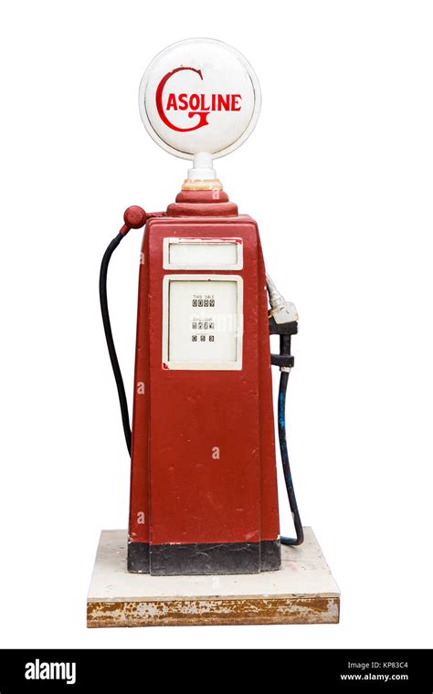 Vintage Gas Pump Stock Photo Alamy