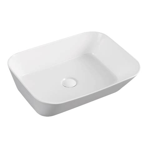 Kerovit By Kajaria Basin Glossy White Wash Basin