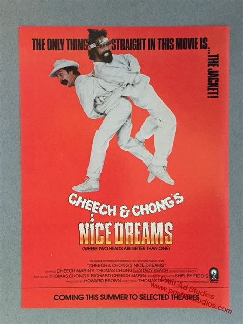 1981 Cheech & Chong's Nice Dreams Movie Print Ad | Etsy