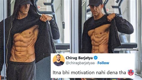 Hrithik Roshan Flaunts His Pack Abs In New Pics