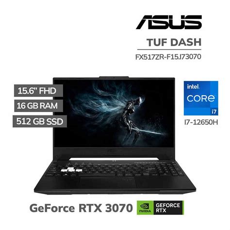 Laptop Gamer Asus Tuf Dash Fx Zr F I I H Gb Ddr Gb