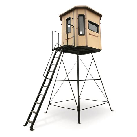 Muddy Bull Xl Box Blind And Elite Tower Tower Tripod