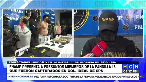 Capturan A Dos Presuntos Líderes De La Pandilla 18 En La Colonia Ideal