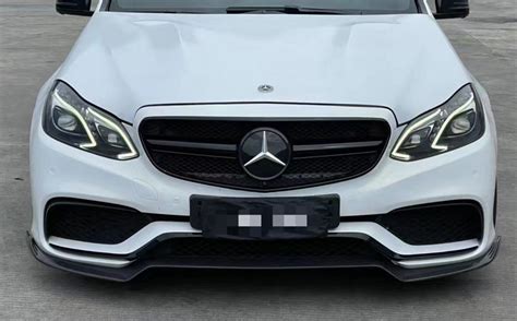 Mercedes Benz E Class W212 Facelift Full Gloss Black Amg E63 Style Fro