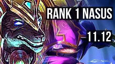 Nasus Vs Kennen Top Rank 1 Nasus Quadra Dominating Kr