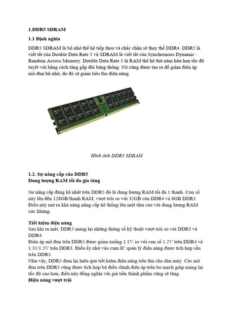 DDR5 Sdram | PDF