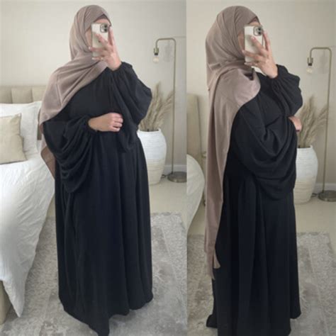 Ramadan Jilbab Muslim One Piece Prayer Garment Hijab Dress Women Abaya