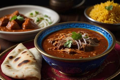 premium photo nihari  naan classic combo