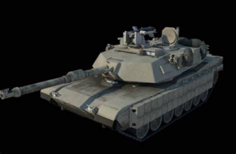 M1a2 Abrams With Interior 3D Model - .Obj - 123Free3DModels