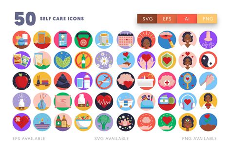 50 Self Care Icons Dighital Icons Premium Icon Sets For All Your