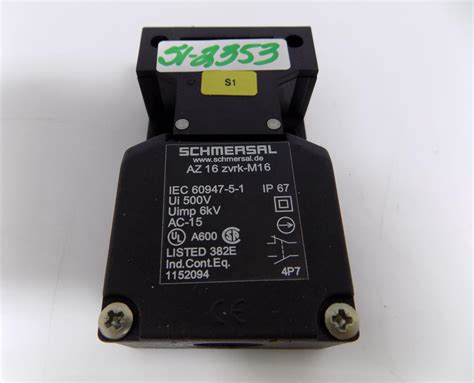 Schmersal Safety Interlock Switch Az Zvrk M Ebay