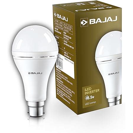 Buy Bajaj Ledz W Rechargeable Emergency Inverter Led Bulb Cool Day