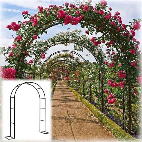 Arche De Jardin En Acier Arceau Roses Metal Arche Jardin Pour Rosiers