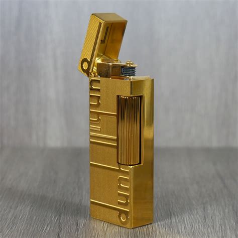 Dunhill Signature Gold Plated Rollagas Lighter