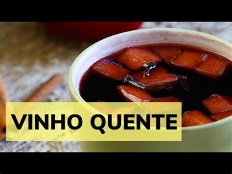 VINHO QUENTE Como fazer vinho quente Receita fácil YouTube