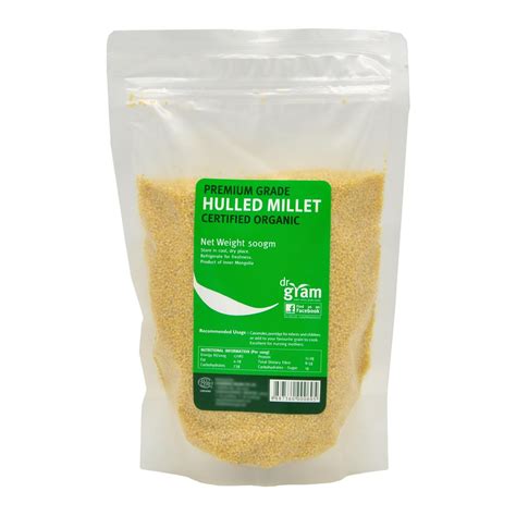 Dr Gram Organic Hulled Millet Sticky Ntuc Fairprice