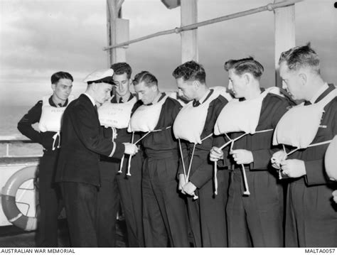 Assistant Purser Aboard Ss Asturias Mr I Sibsom Showing Members Of 78 Fighter Wing Raaf How To