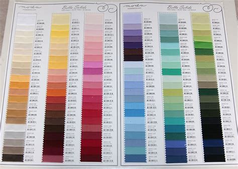 Bella Solids Chart Color Card Fabric Bowtie And Suspenders