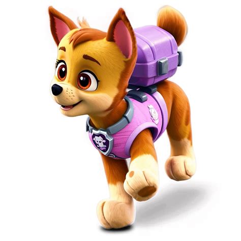 Action Pose Skye Paw Patrol Png Xki Png Image