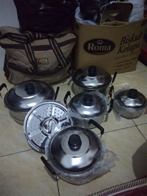 America High Pots Panci Set Steamer Kingko Shopee Indonesia