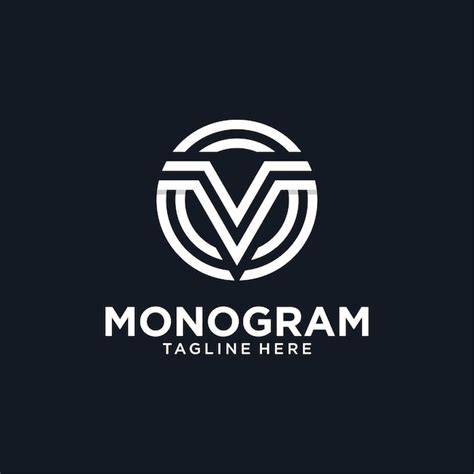 Dise O De Logotipo Monograma M Vector Premium