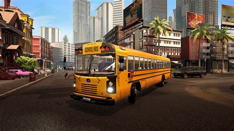 Bus Simulator 21 Next Stop — Official School Bus Extension On Ps5 Ps4