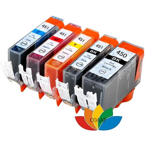 Pcs Pgi Cli Bk C M Y Compatible Ink Cartridge For Canon Pixma