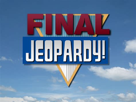 Final Jeopardy! Logo (1993-94) by Dadillstnator on DeviantArt