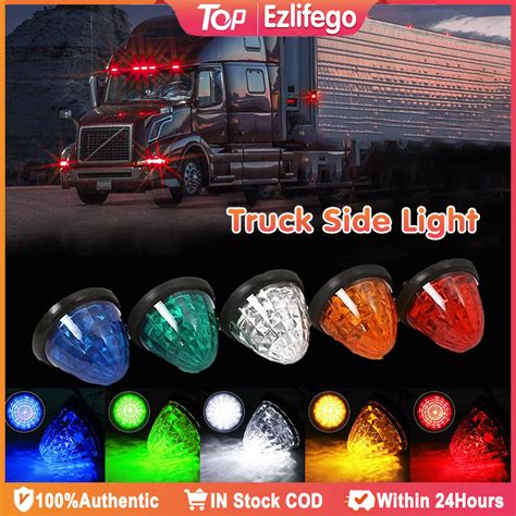 Truck Side Light 24v Led Truck Side Marker Lights Truck Clearance Lamp Shopee Philippines