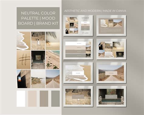 Color Palette With Hex Codes Neutral Color Palette Modern Color Palette