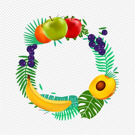 Vector Fruit Border PNG Free Download And Clipart Image For Free Download - Lovepik | 401165483