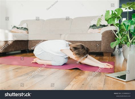 Yoga Poses Kids Cute Girl Goes Stock Photo 2159982617 | Shutterstock