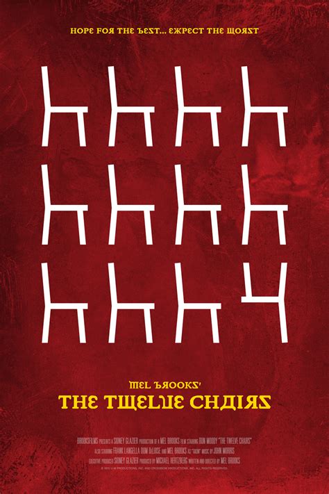 The Twelve Chairs | Poster By Scottsaslow