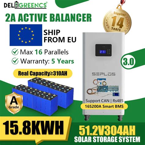 Seplos Analyste De Bricolage De Batterie Mason Syst Me Solaire Lifepo