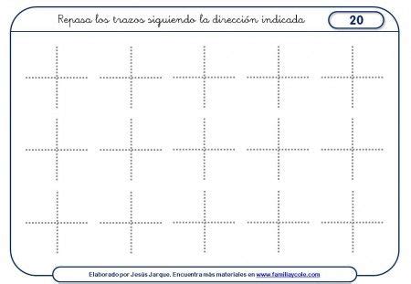 Fichas De Grafomotricidad Para Descargar Familia Y Cole