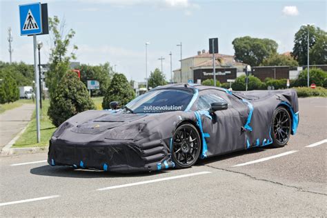 2025 Ferrari F250 Twin Turbo V6 Hybrid Hypercar Spied Testing With