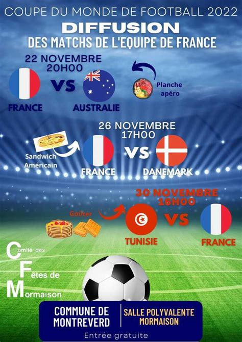 Coupe Du Monde De Football Diffusion Des Matchs De L Quipe De