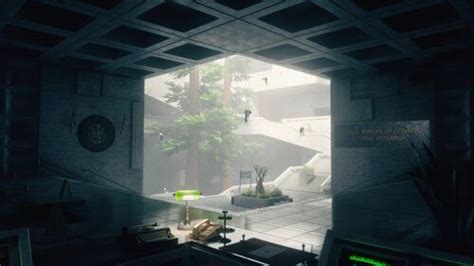 Brutalist Architecture Control Video Game Art