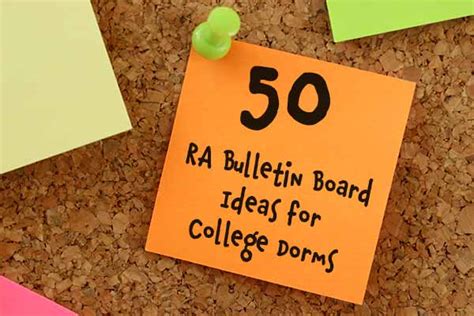 50 Ra Bulletin Board Ideas For College Dorms