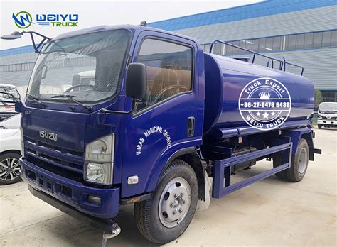 ISUZU 100P 4x2 5000Liters 5 Tons Watering Tank Lorry Water Cannon