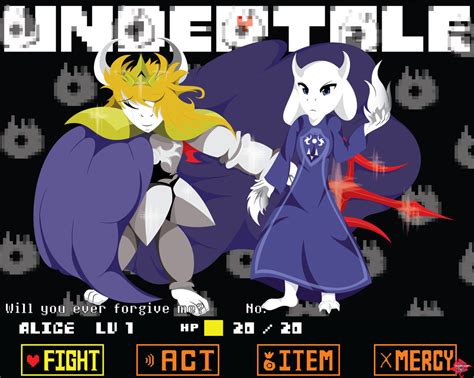 female asgore  toriel  alicemoonlight  theyurireviewer  deviantart