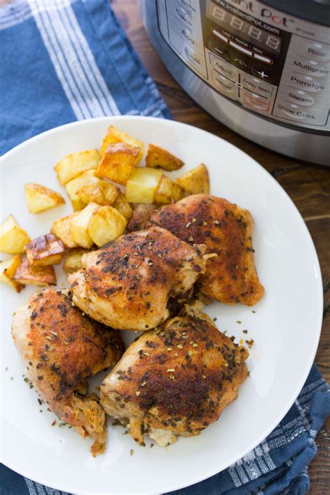 Easy Instant Pot Chicken Thighs Kristines Kitchen