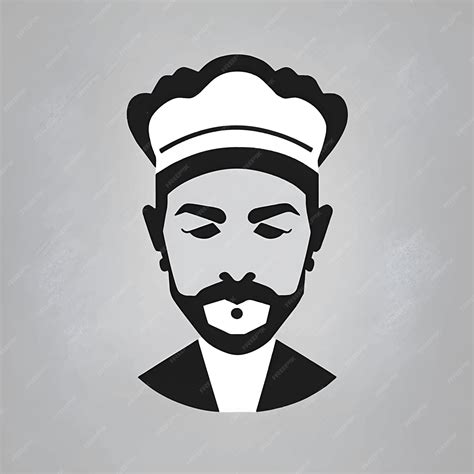 Шеф-повар или пекарь значок логотипа векторная иллюстрация | Премиум ...