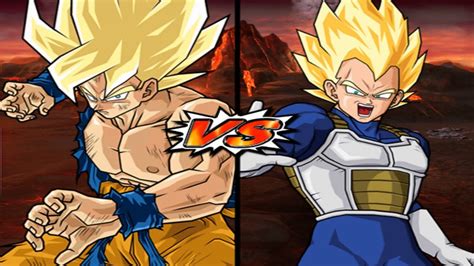 DBZ BT3 Goku SSJ VS Vegeta SSJ YouTube